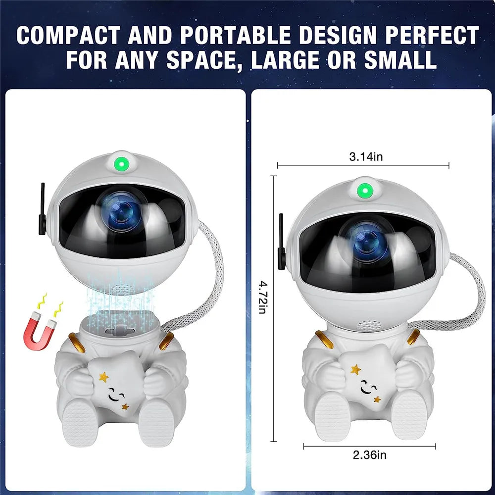 Galaxy Star Projector LED Night Light Starry Sky Astronaut Porjectors Lamp For Decoration Bedroom Home Decorative Children Gifts