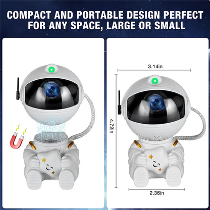 Galaxy Star Projector LED Night Light Starry Sky Astronaut Porjectors Lamp For Decoration Bedroom Home Decorative Children Gifts