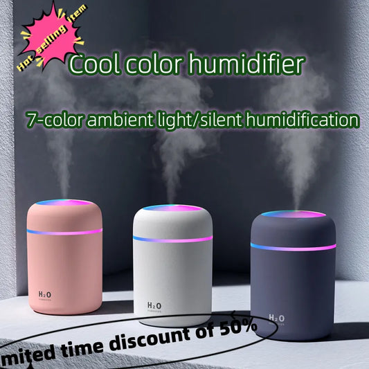 Air Humidifier Portable Aromatherapy Diffuser With Cold Mist